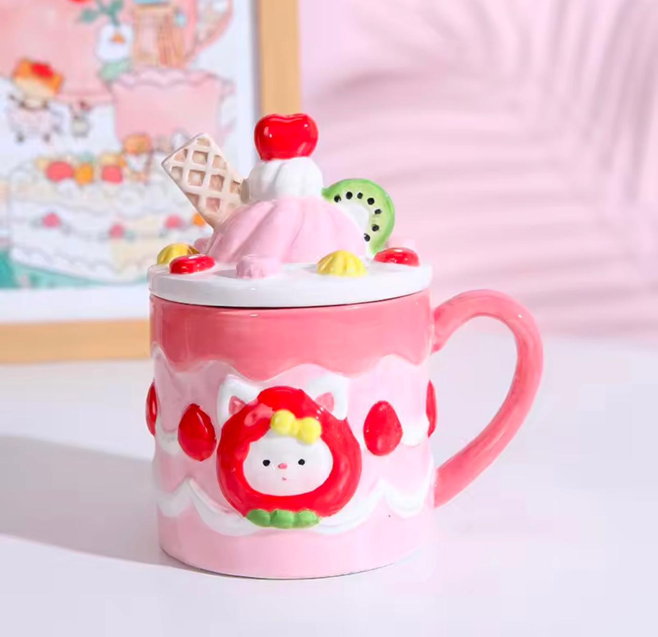 Strawberry Mug &bTeapot Set