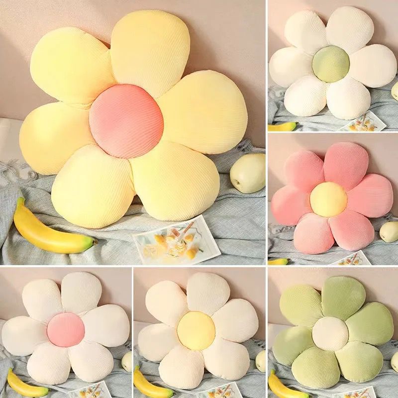 Daisy Flower Plush Pillows