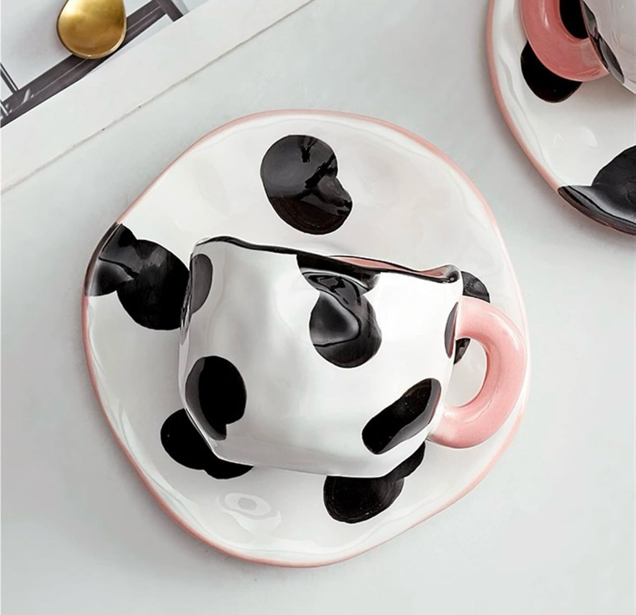 Cow Pattern Cup Set