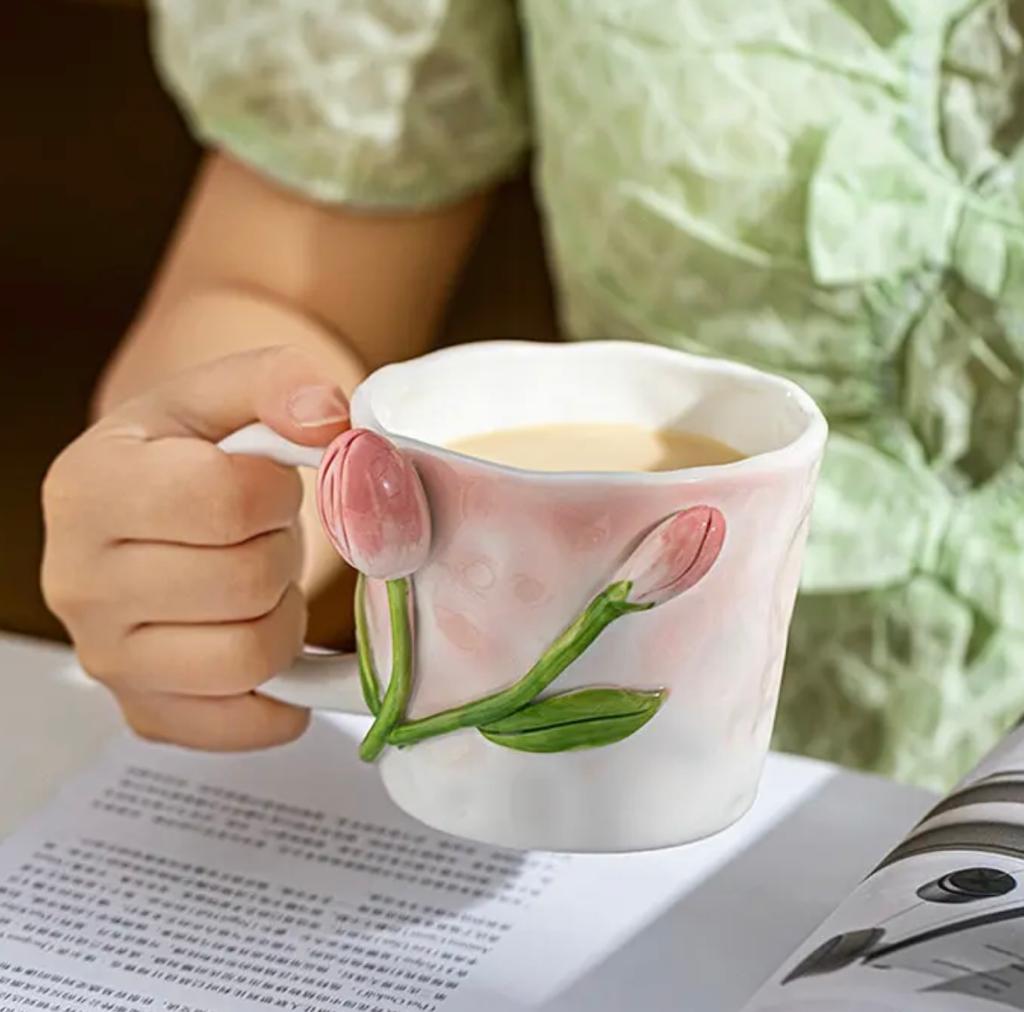 3D Flower Mugs