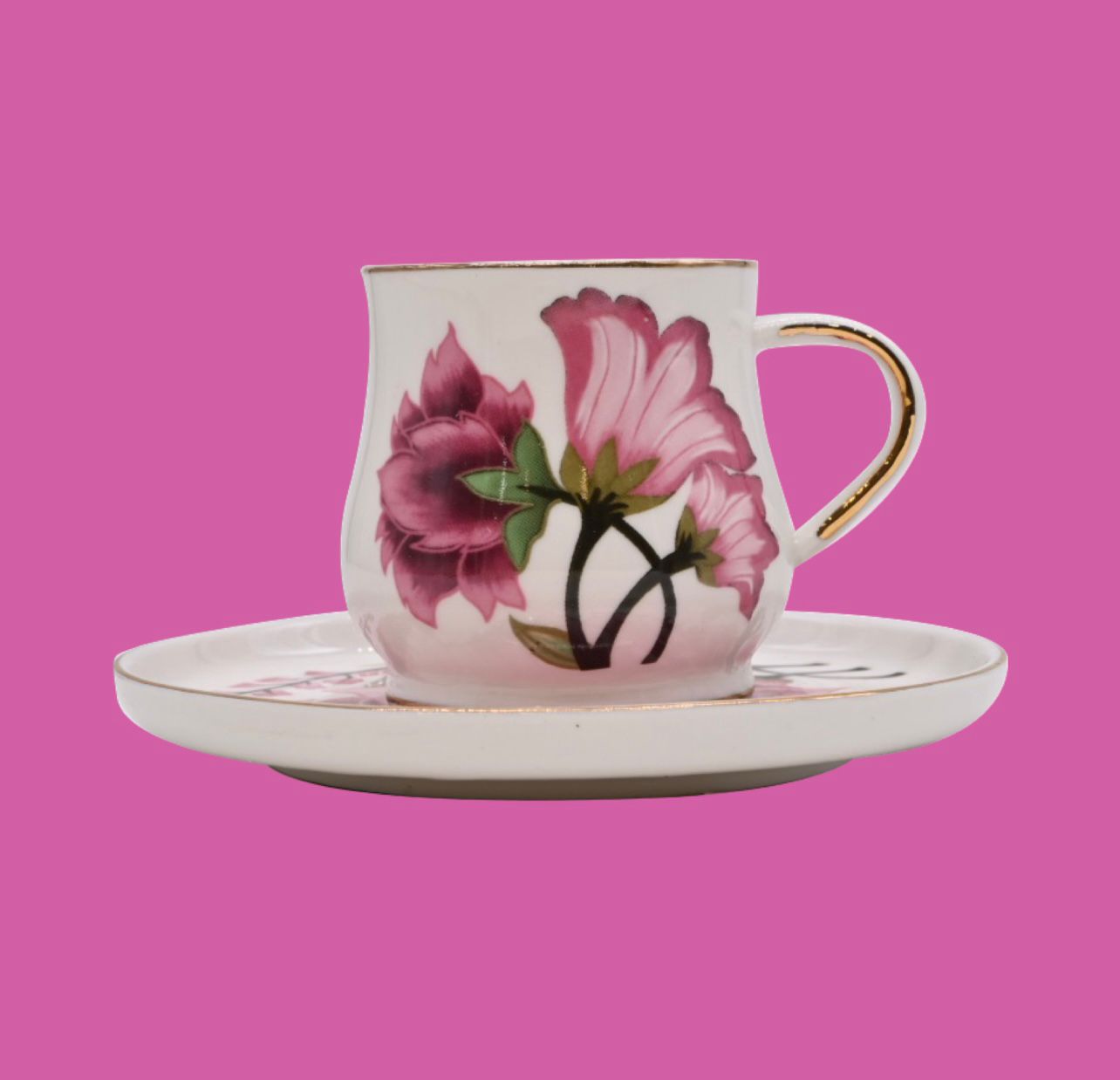 Elegant Floral Brew Set