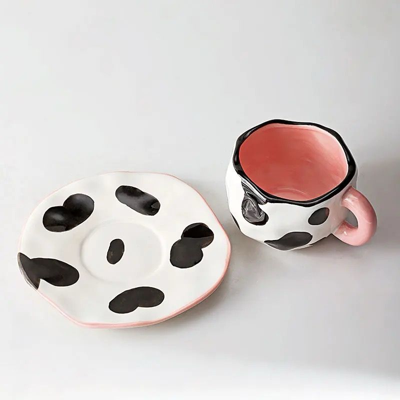 Cow Pattern Cup Set