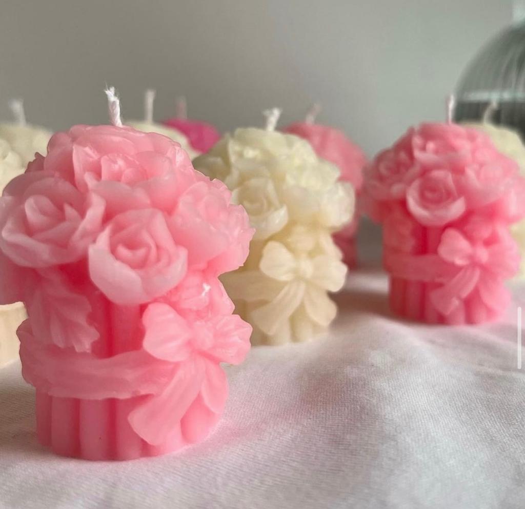 Flower Bouquet Candles