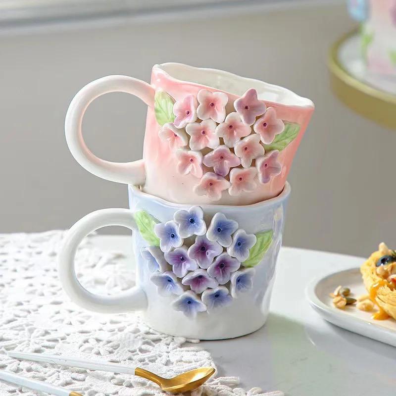 3D Flower Mugs