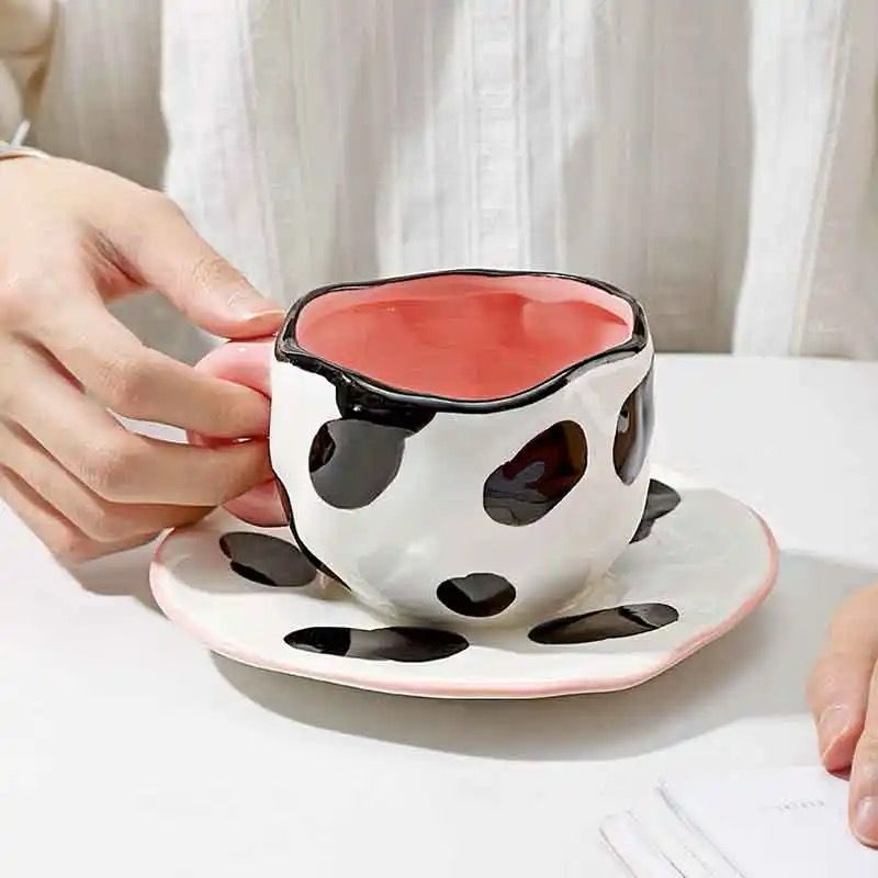 Cow Pattern Cup Set