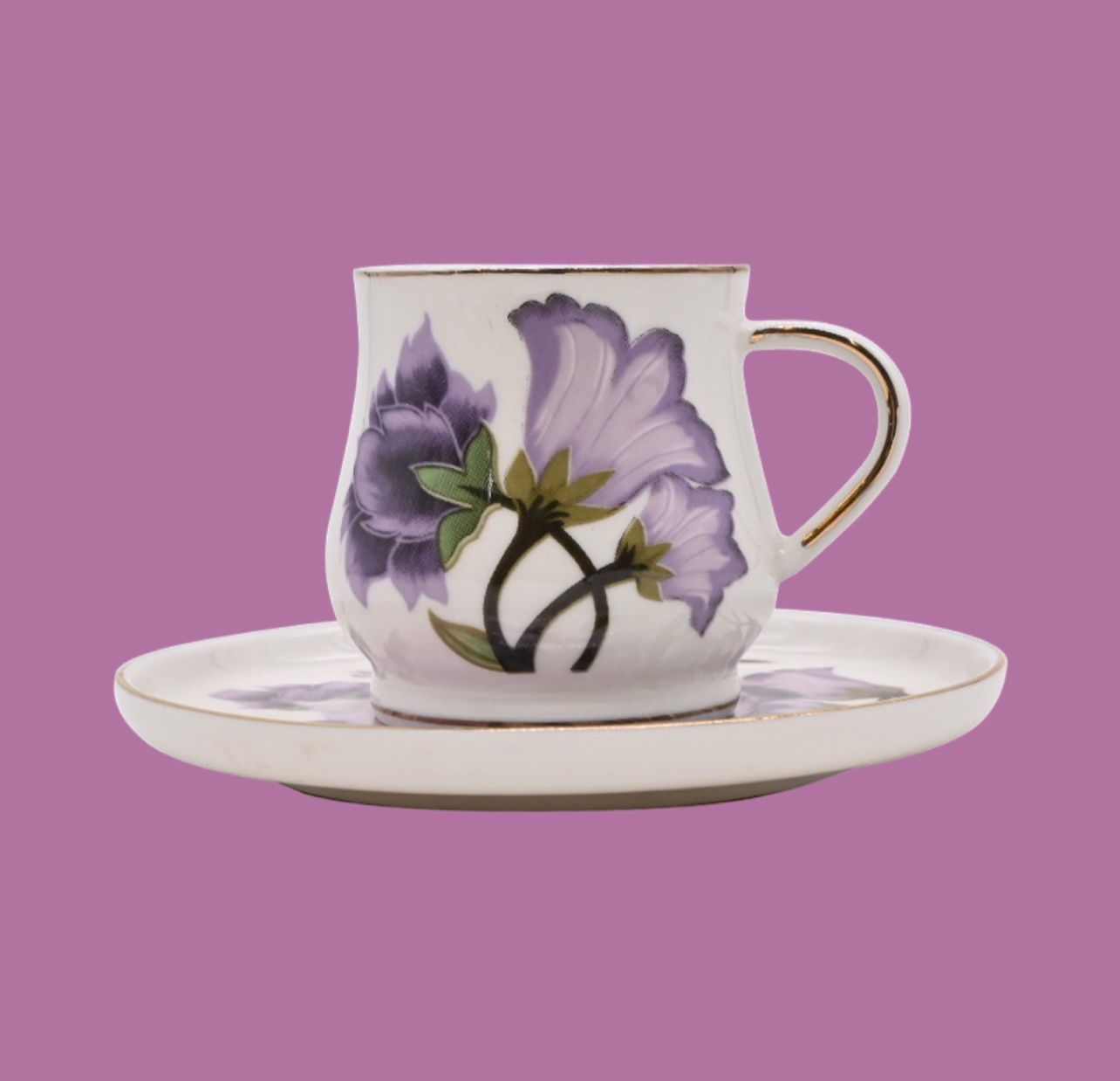 Elegant Floral Brew Set