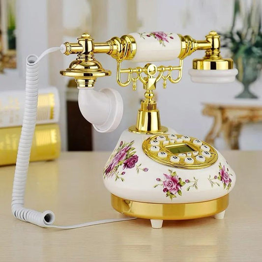 Vintage Floral Telephone