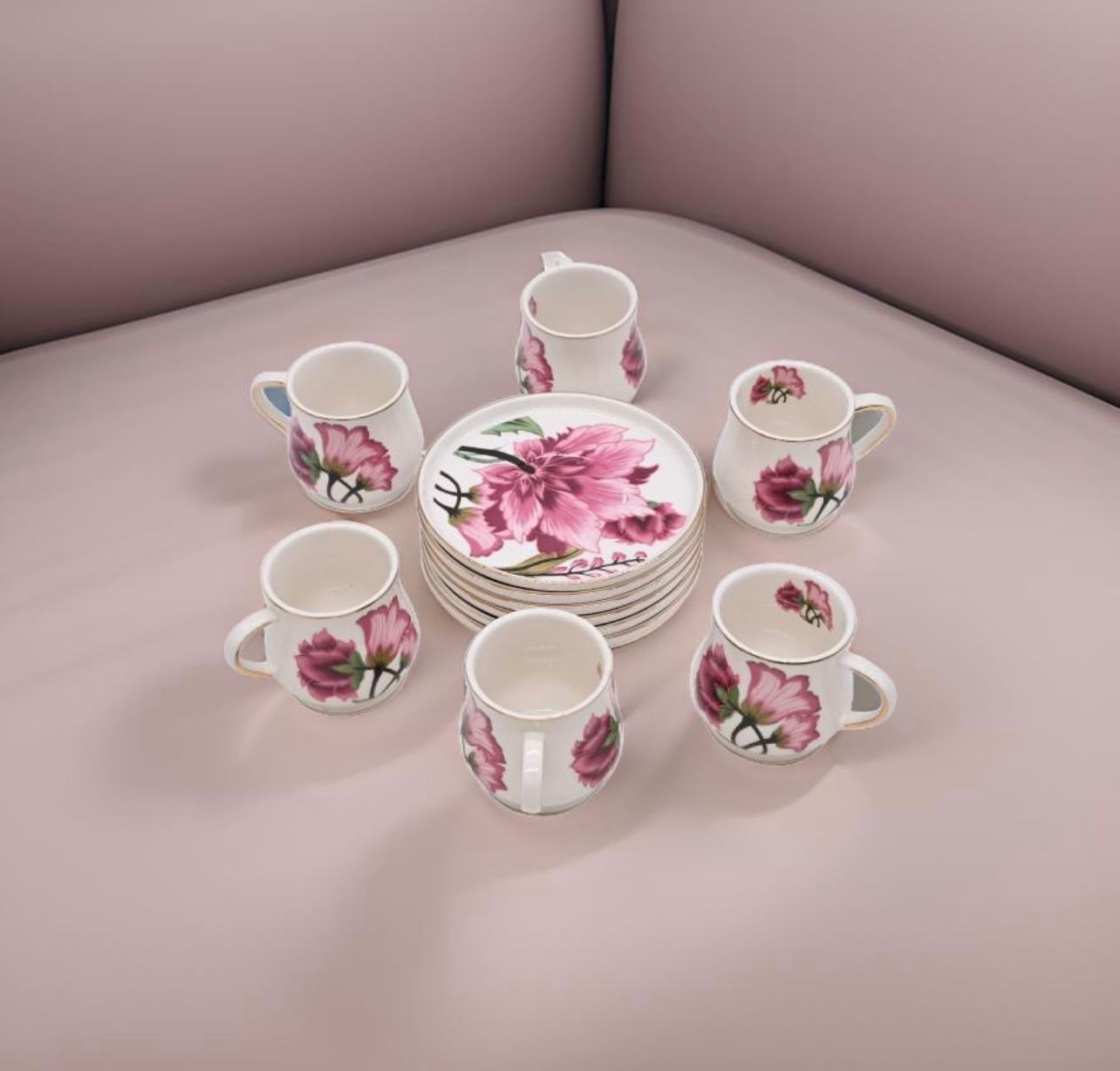 Elegant Floral Brew Set